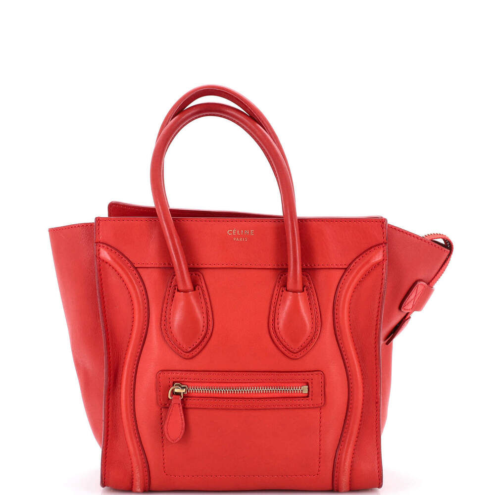Celine Micro Luggage Bag Smooth Leather